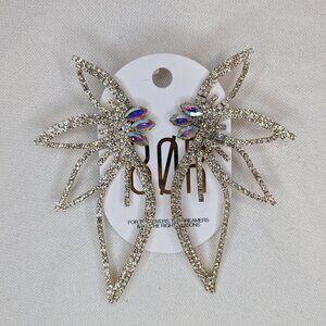 NWT Butterfly Crystal Earrings by 8 Other Reasons